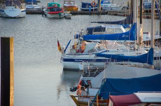 Bootswerft in Hamburg Finkenwerder