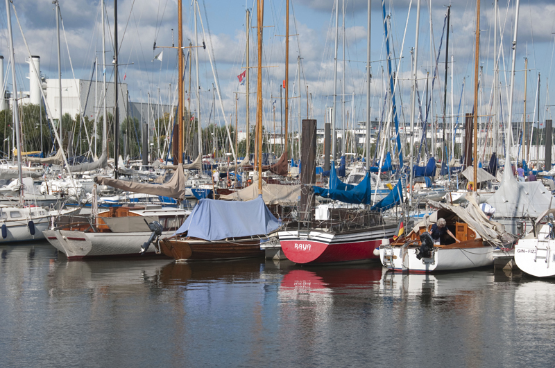 Bootsbau in Hamburg Finkenwerder