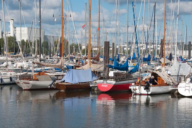 Bootsbau in Hamburg Finkenwerder